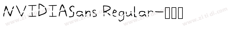 NVIDIASans Regular字体转换